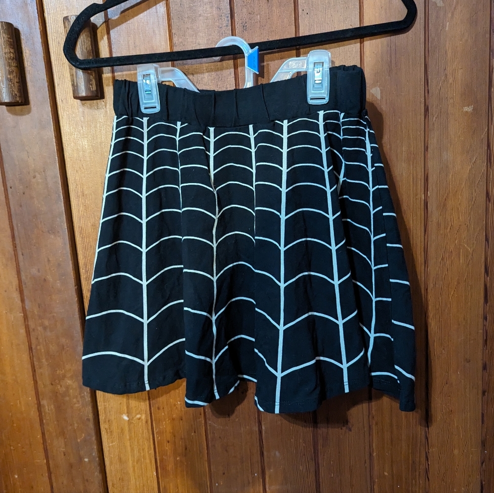 Spiderweb skater skirt